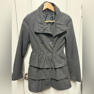 2B BEBE GRAY COAT